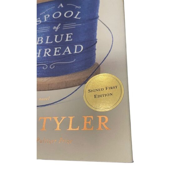 A Spool of Thread Anne Tyler Signed First Edition Hardcover Book - Picture 12 of 12